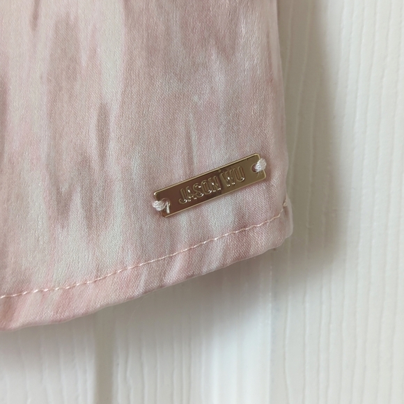 Jason Wu Abstract Animal Print Silky Scoop Neck Relaxed Tank Top Light Pink XL - Picture 9 of 11